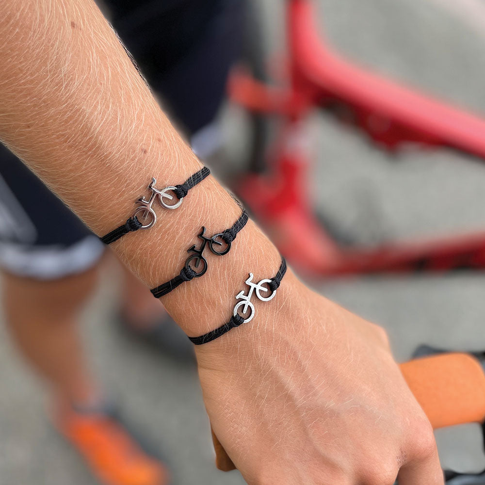 PULSERA CICLISTA NEGRA
