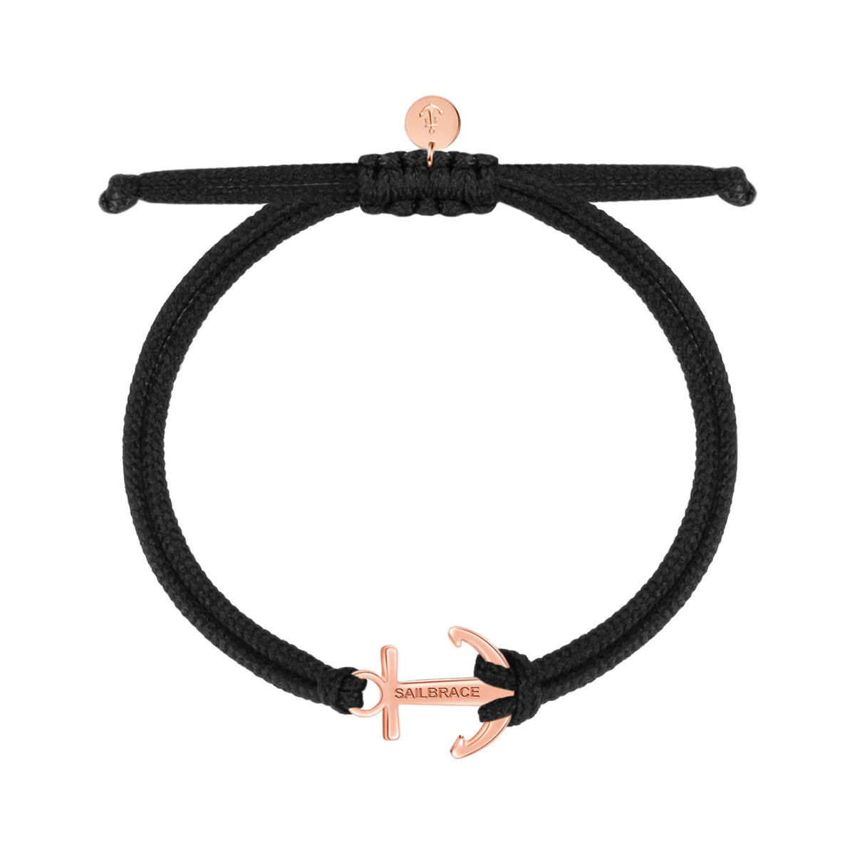 PULSERA ANCLAS ORO ROSA