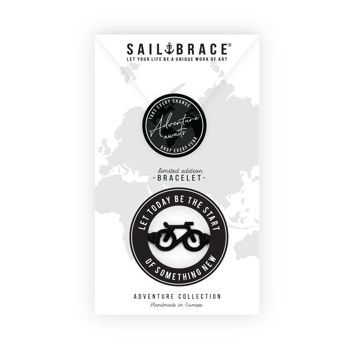 PULSERA CICLISTA NEGRA